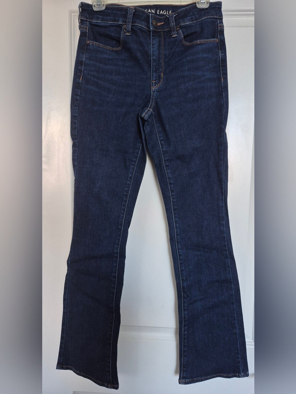 Women’s Dark Wash Stretch Jeans - Classic Slim Fit